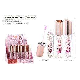 BRILLO LABIAL ROSA/ORO MAGIC COLOR 24/U