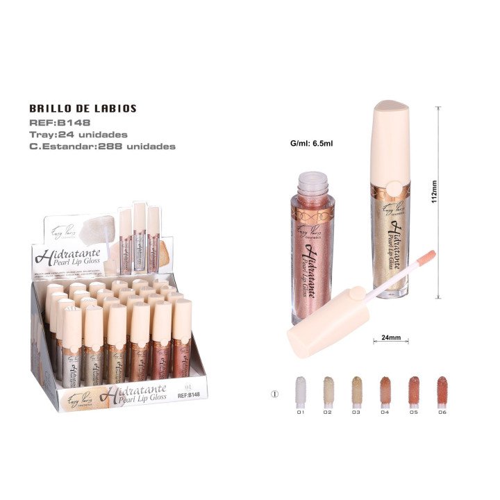 BRILLO LABIAL PEARL HIDRATANTE 24/U