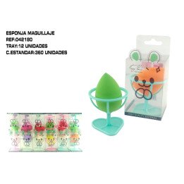 ESPONJA DE MAQ. C/SOPORTE 12/U