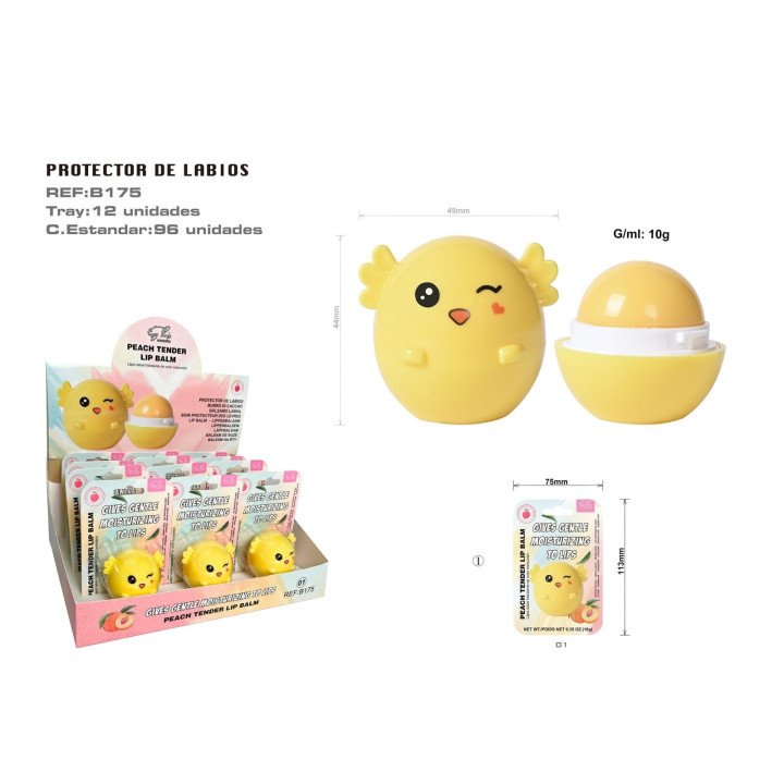 PROTECTOR LABIAL POLLITO 12/U