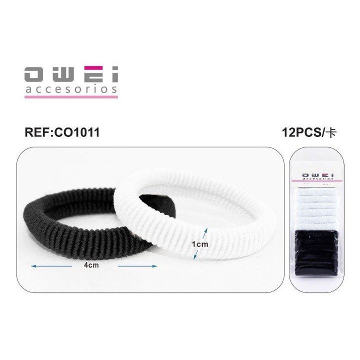 PACK GOMA B/N 12/U CO1011 OW