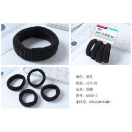 4 GOMAS NEGR.7CM 12/U 63540-3