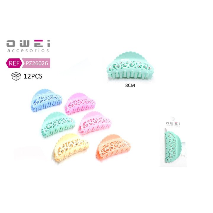 PINZA DE PELO 8.5CM 12/U PZ26026
