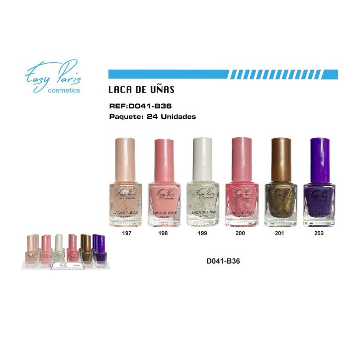 LACA DE UÑAS EASY PARIS 24/U