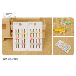 PACK6 MINI PINZAS MARIPOSA 12/U HQ42009U