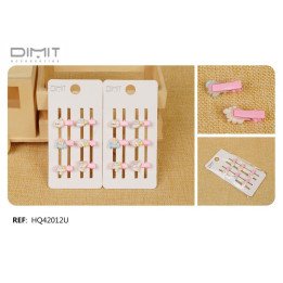 PACK6 MINI PINZAS UNICORNIO 12/U HQ42012U