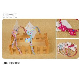 DIADEMA DE NIÑAS C/LAZO 12/U DD62002U