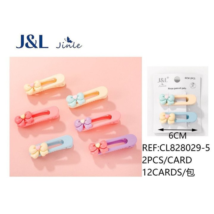 PACK2 PINZAS SURT.6CM 12/U CL828029-5