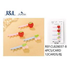 PACK4 HORQUILLAS FRUTAS 5CM 12/U CL828037-8