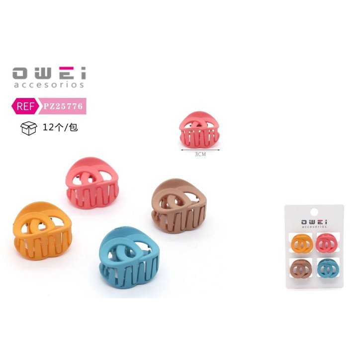 PACK4 MINI PINZAS 3CM 12/U PZ25776 OW