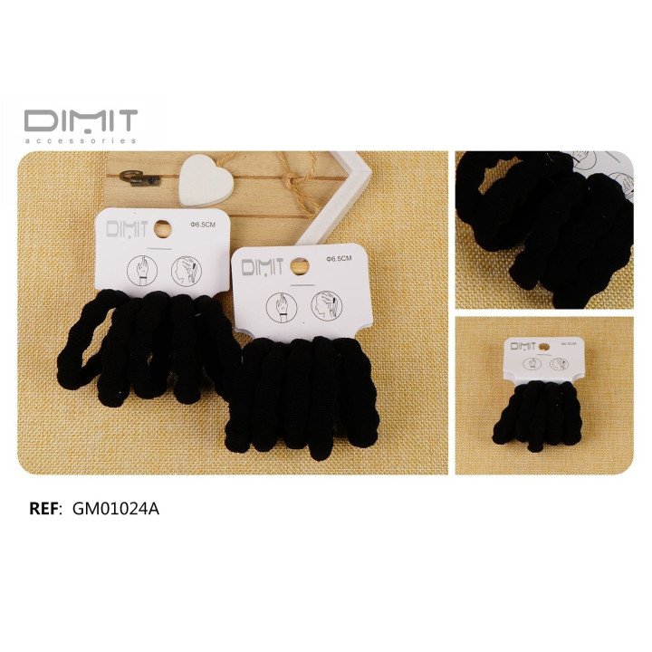 GOMA DE PELO 6.5CM 12/U GM01024A