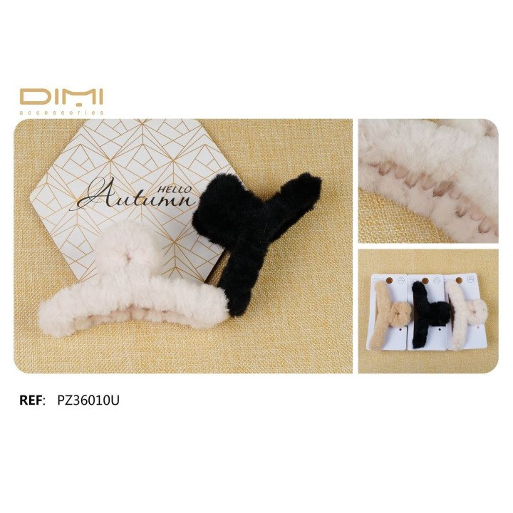 PINZA DE PELO PELUCHE 12/U PZ36010U