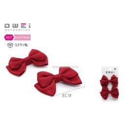 PACK2 PINZAS C/LAZO ROJO 8CM 12/U CL27820