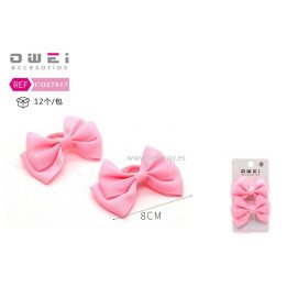 PACK2 GOMAS C/LAZO ROSA 8CM 12/U CO27817