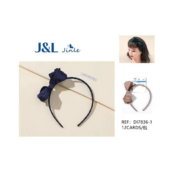 DIADEMAS LAZO AZUL MARINO 12/U DI7836-1