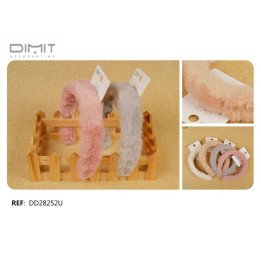 DIADEMA DE PELUCHE 12/U DD28252U