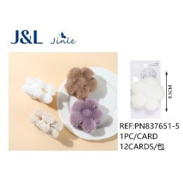 PINZA PELUCHE FLOR 8.5CM 12/U PN837651-5