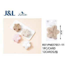 PINZA PELUCHE FLOR 8CM 12/U PN837651-11