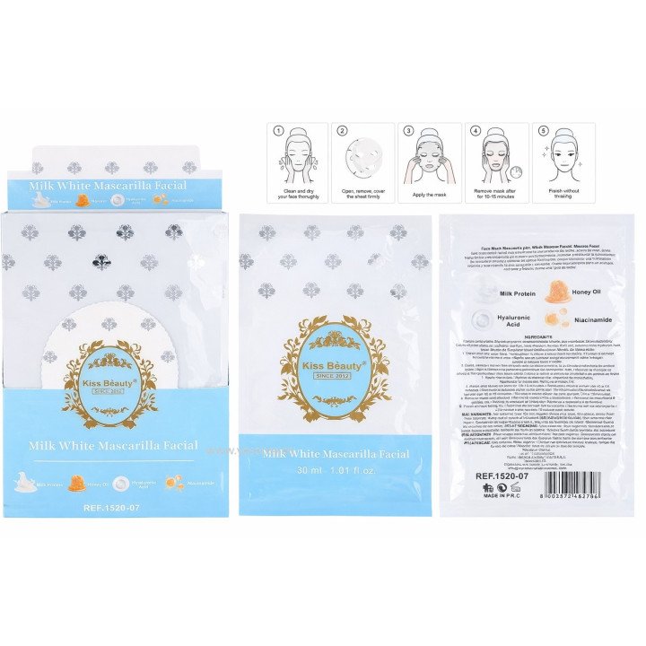 MILK WHITE MASCARILLA FACIAL 12/U K.BEAUTY