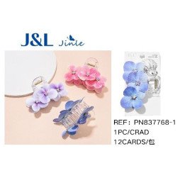 PINZA DE PELO FLOR 11CM 12/U PN837768-1