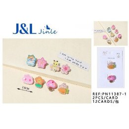 PACK2 PINZAS NIÑAS 12/U PN11387-1