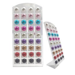 PENDIENTES M/PERLA/SURT 14MM 18/P MONS
