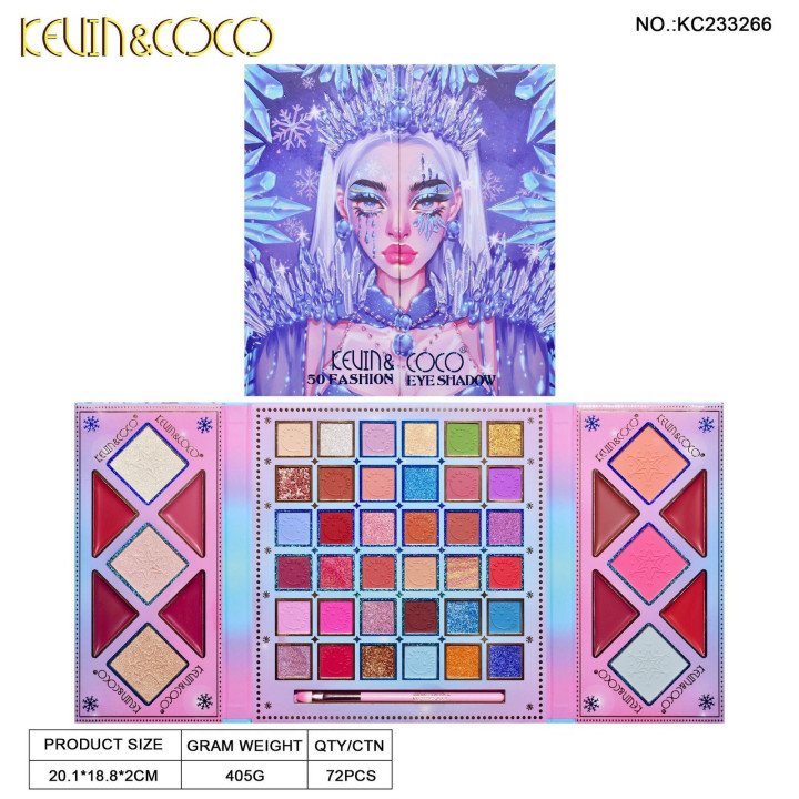 PALETA 50 EYE SHADOW KEVIN&COCO