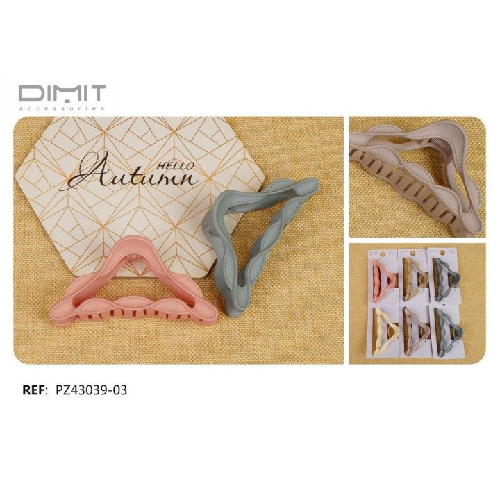 PINZA DE PELO MATE 11CM 12/U PZ43039-03