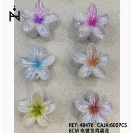 PINZA DE PELO FLOR 12/U 48476