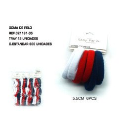 GOMA DE PELO 5.5CM 12/U