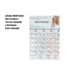 UÑAS POSTIZAS 3 COLORES 24/P