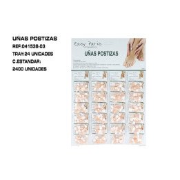 UÑAS POSTIZAS COLOR NUDE 24/P