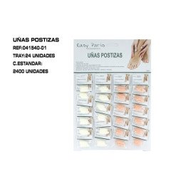 24 UÑAS POSTIZAS 2 COLORES 24/P