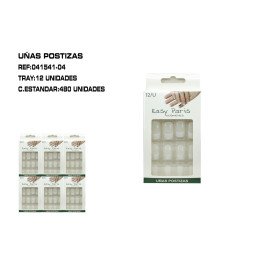 UÑAS POSTIZAS COLOR NATURAL 12/P