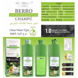 CHAMPU TINTE NGR C/COLAGENO 420ML K.BEAUTY