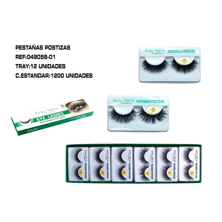 PESTAÑA POSTIZAS 3D 12/C