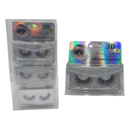 PESTAÑA POSTIZAS 3D SURT 12/U