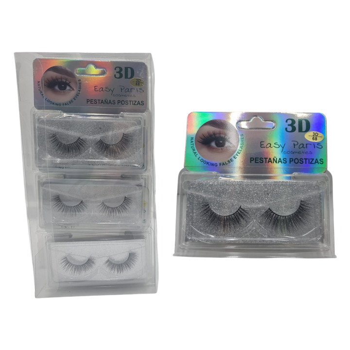PESTAÑA POSTIZAS 3D SURT 12/U