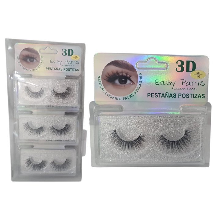 PESTAÑA POSTIZAS 3D SURT 12/U