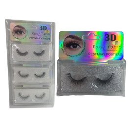 PESTAÑA POSTIZAS 3D SURT 12/U