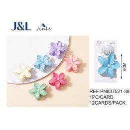 PINZA DE PELO FLOR 8CM 12/U PN837521-38