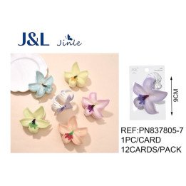 PINZA DE PELO FLOR 9CM 12/U PN837805-7