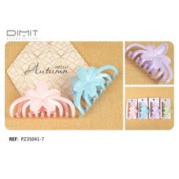 PINZA DE PELO FLOR 11CM 12/U PZ35041-7