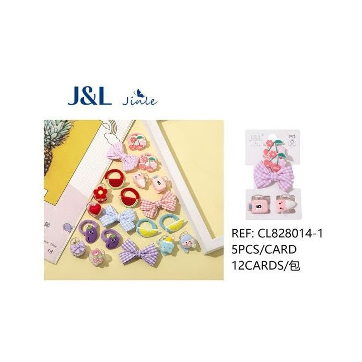 JGO.PINZAS/GOMAS NIÑAS 12/U CL828014-1