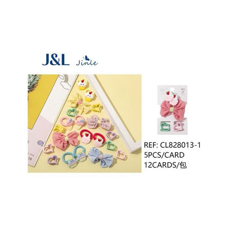 JGO.PINZAS/GOMAS NIÑAS 12/U CL828013-1