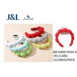 DIADEMA NUBE DE MAQUILLAJE 12/U DM815034-6