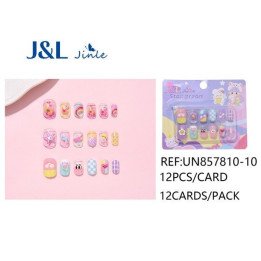 UÑAS POSTIZAS NIÑAS 12/U UN857810-10