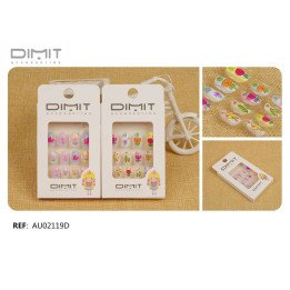 UÑAS POSTIZAS NIÑAS 12/U AU02119D DM