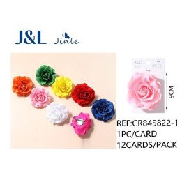 BROCHE/PINZA FLOR 9CM 12/U CR845822-1