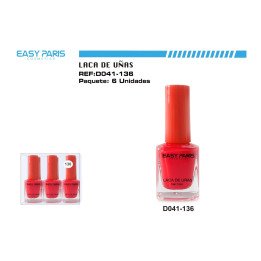 LACA DE UÑAS EASY PARIS 6/U